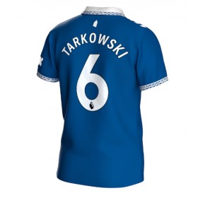 Everton James Tarkowski #6 Hemmakläder 2023-24 Kortärmad